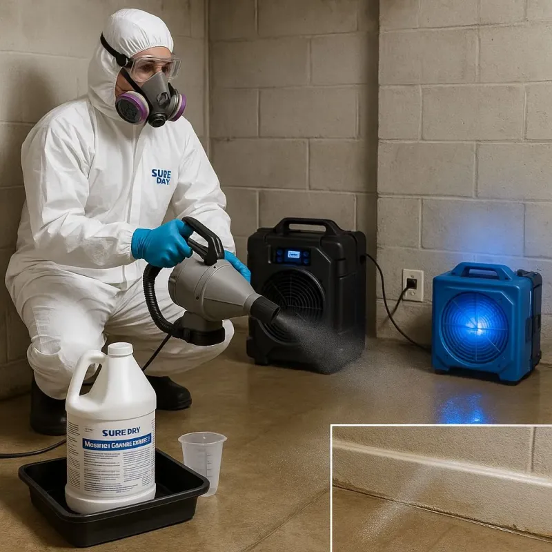 Sanitization and Odor Removal process in Sayreville, NJ